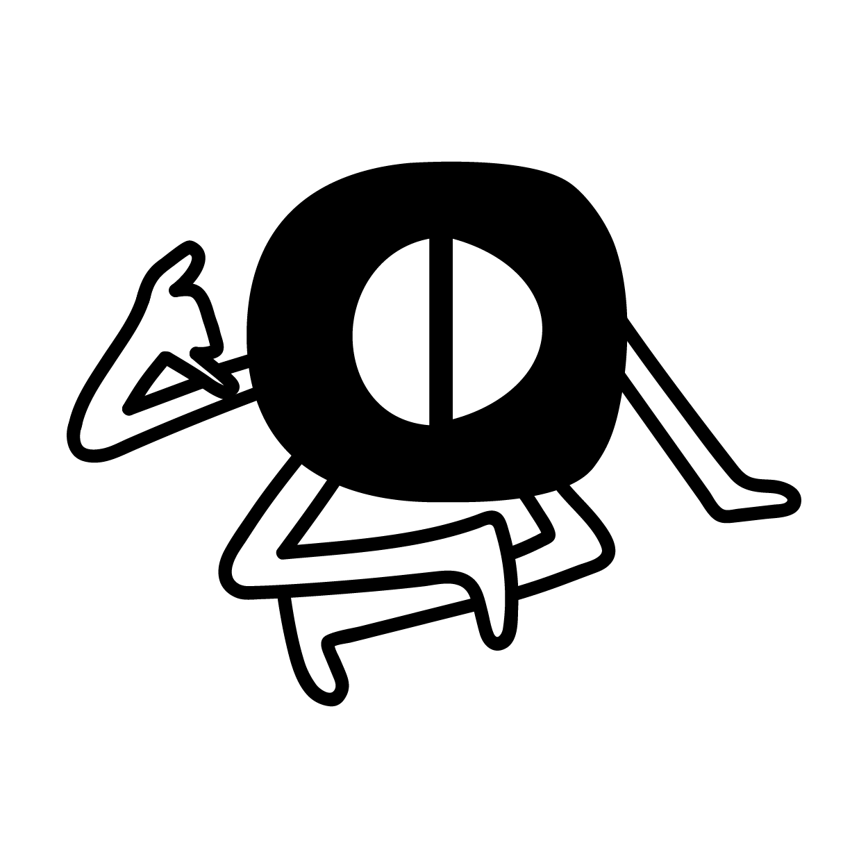 Mascot with Phone